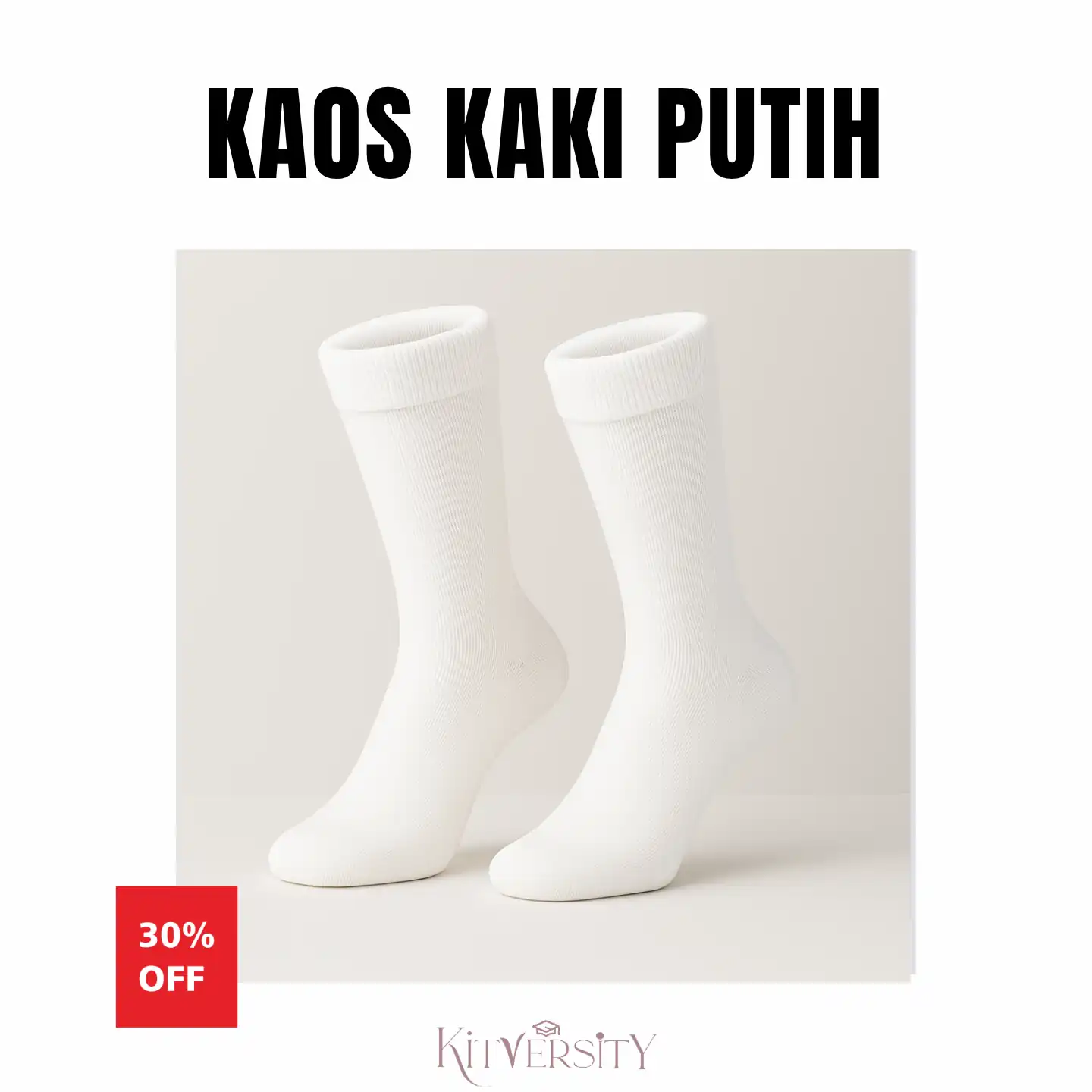 Kaos Kaki Putih