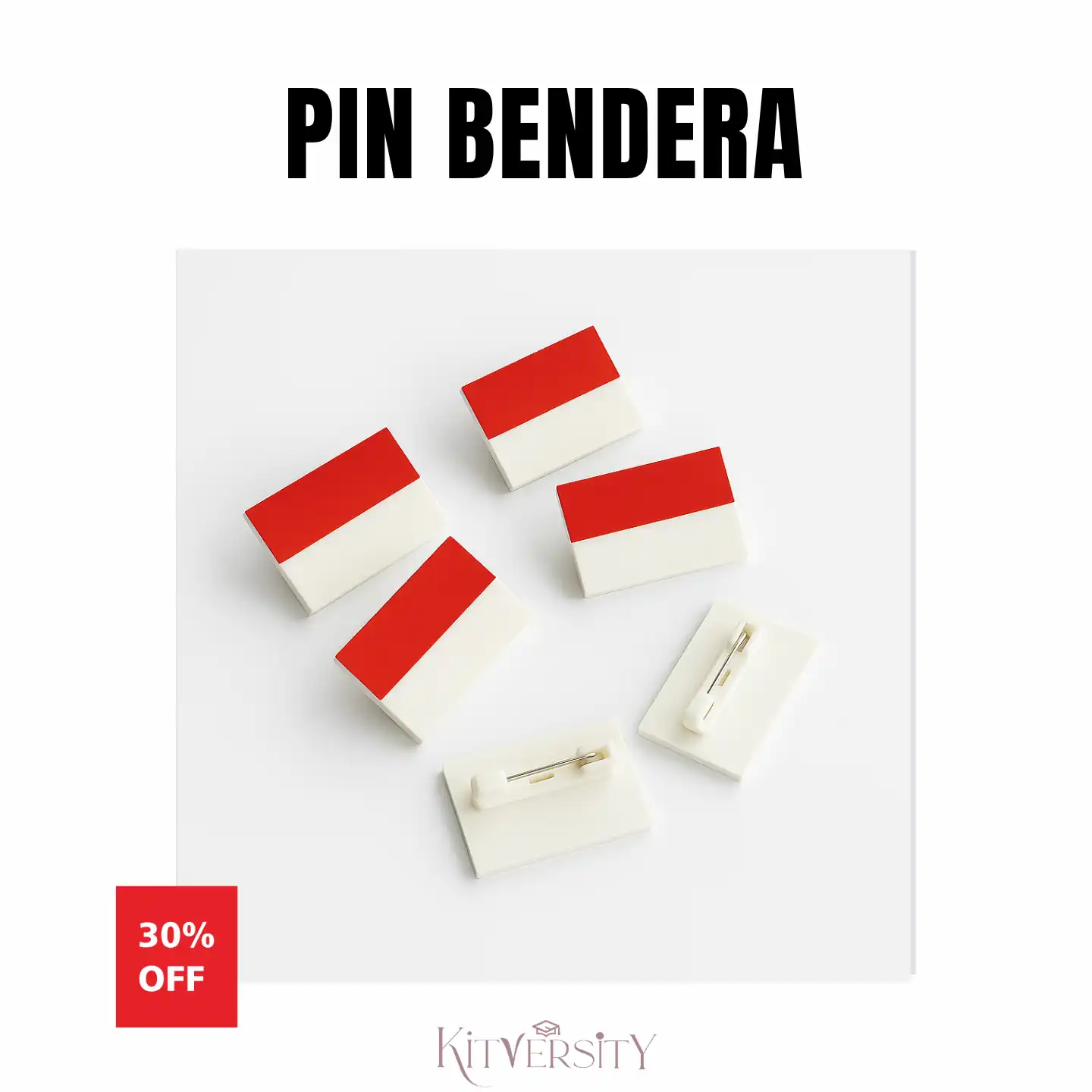 Pin Bendera Merah Putih